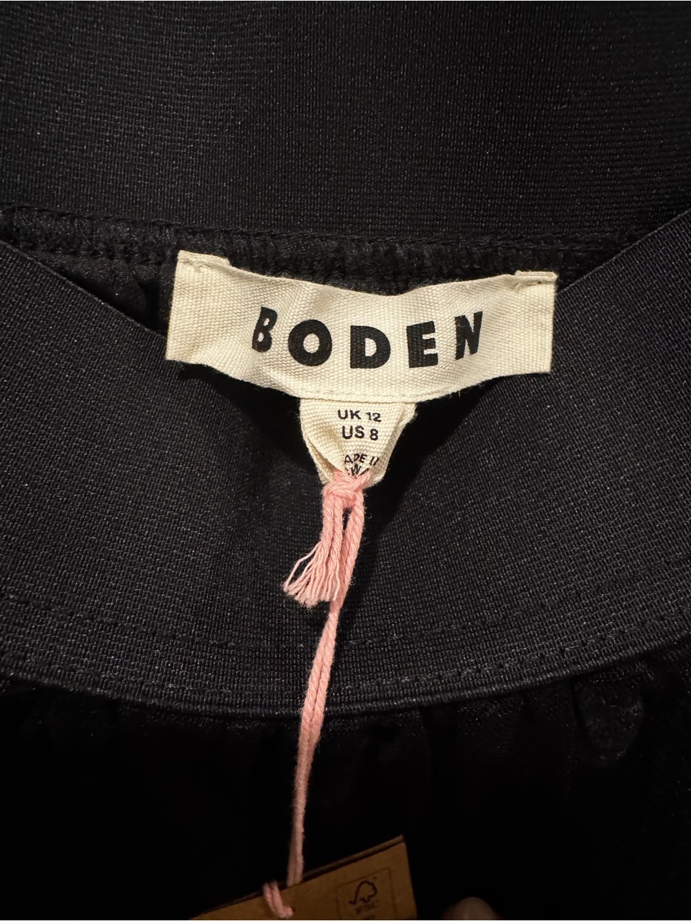 Boden Black Polka Dot Tulle Midi Skirt US 8 - Picture 4 of 4